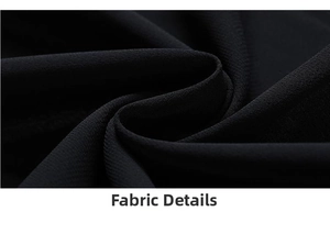 Macro shot of high-quality black chiffon fabric texture with elegant drape and fine weave