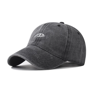 Unisex Baseball Cap Washed Distressed Cotton Cartoon Eyes Embroidery Adjustable Vintage Casual Sun Protection Dad Hat