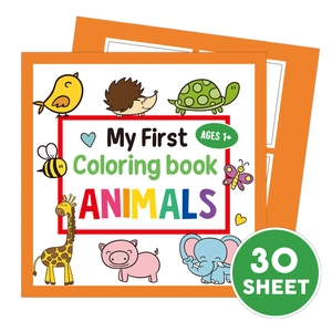 Toddler Coloring Book Paper Cartoon Animal Vehicle Princess Early Education DIY Painting Drawing For Kids