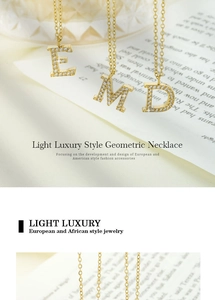 Detailed macro view of gold-plated initial E, M, D pendants with micro-pave zircons