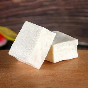Realistic Simulation Tofu Model Artificial Food PVC Prop For Photography Display Kitchen Decor Educational Toy White
