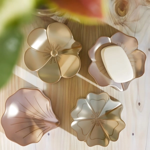 Lot de 4 moules en silicone trèfle à quatre feuilles pour savon DIY et boîtes de rangement