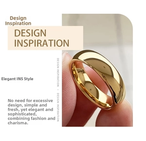 Macro detail of high-polished golden minimalist ring showing smooth mirror surface finish