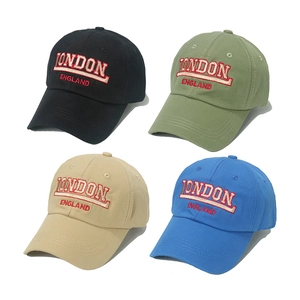 Baseball Cap Cotton London England Letter Embroidery Retro Streetwear Sun Protection Adjustable Hat Unisex