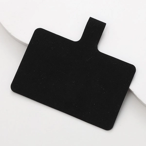 Inserto in velluto nero per laccio da cellulare, connettore per custodia smartphone