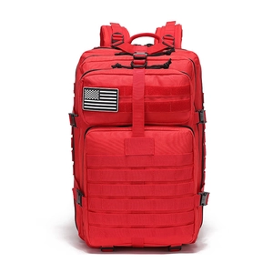 Large Capacity Tactical Backpack 800D Oxford Cloth Waterproof MOLLE System Outdoor Hiking Camping Rucksack For Men Women