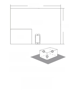 Size guide for kraft paper wrap showing dimensions of 70x50cm with packaging logic