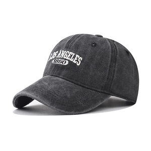 Casquette De Baseball Coton Lavé Distressed LOS ANGELES 1850 Broderie Dad Hat Réglable Sport Extérieur Homme Femme
