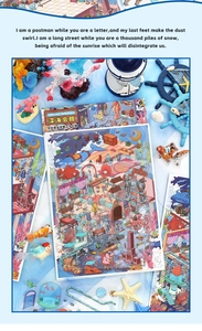 Kit d'autocollants thème Deep Sea Club avec illustrations marines pour scrapbooking