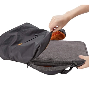 Bolsa de almacenamiento para correas de reloj con 15/35 ranuras y forro naranja