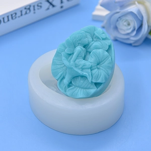 DIY flower fairy silicone mold for soap and baking with realistic 3D fairy figurine details