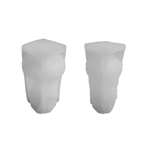 Stampo in silicone teschio di Halloween per candele fai da te e decorazioni