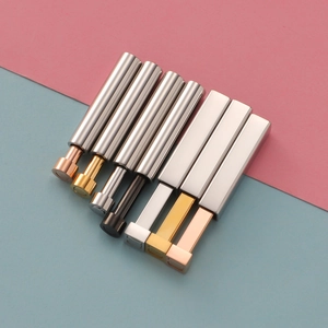 Polished metal magnetic door catches in silver gold and rose gold finishes