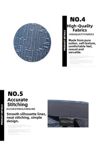 Detail of 100% cotton washed denim fabric with precision stitching on blue baseball cap