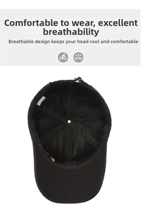 Detail of the breathable cotton lining with reinforced stitching and adjustable metal buckle