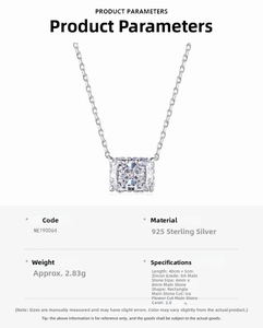 Macro detail of S925 silver necklace featuring 2.0ct ice-flower cut zircon pendant