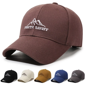 Baseball Cap Cotton Mountain Embroidery Letter Sun Protection Adjustable Casual Outdoor Sport Hat Unisex