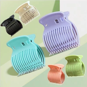 Ensemble de pinces à cheveux professionnelles colorées en plastique aux tons pastels