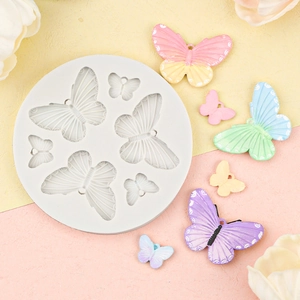 Stampo In Silicone Farfalla Fai Da Te Colata Resina Artigianale Cottura Fondant Varie Dimensioni