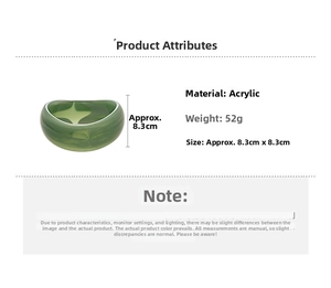 Detail of green marble pattern acrylic bangle with 8.3cm diameter and 52g weight