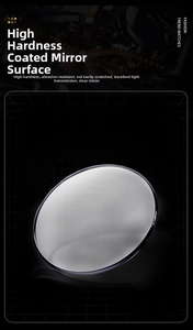 Close-up of high-hardness coated watch glass with scratch-resistant and clear transparency