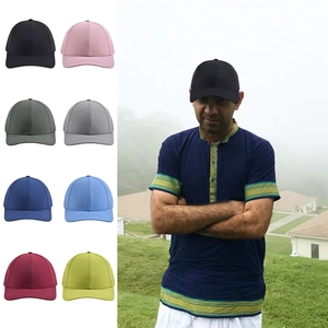 Quick Drying Baseball Cap Breathable Laser Cut Holes Outdoor Sports Sun Protection Curved Brim Adjustable Plain Hat