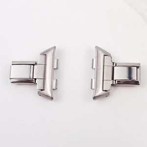 Stainless Steel Smart Watch Strap Connector Adapter Metal Watch Band Link Head Accessories Universal High Strength Durable Polished