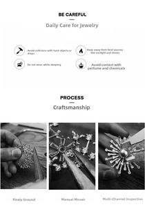 Detailed guide on jewelry maintenance and handmade craftsmanship process for flower brooches