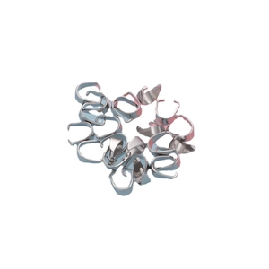 3x7mm stainless steel melon seed clasps and pinch bails for DIY jewelry making