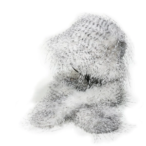Winter Warm Hat And Scarf Faux Fur Thick Plush Elegant Ostrich Feather Style Fashion Luxury Accessories For Women