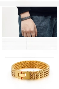 Detailed size specifications for 13mm stainless steel dragon bone chain bracelet for men