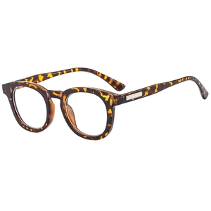 Classic round tortoise shell sunglasses for men and women with vintage fashion style