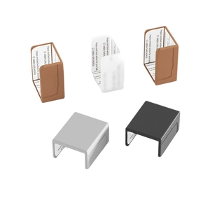 L-shaped silicone corner guards for child safety in multiple colors for desk protection