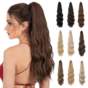 Claw Clip Pferdeschwanz Verlängerung Lang Lockig Wellig Synthetische Hitzebeständige Faser Für Frauen Haar Accessoire