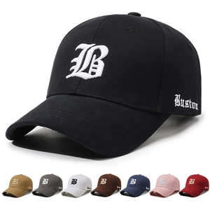 Cotton Baseball Cap Raised Letter Embroidery Adjustable Sun Protection Outdoor Streetwear Hat For Men And Women