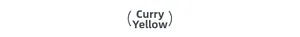 Étiquette de couleur détaillée montrant l'option jaune curry pour short de yoga