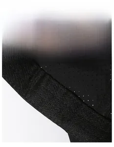 Detail of widened sweatband and breathable mesh fabric on a quick-dry baseball cap