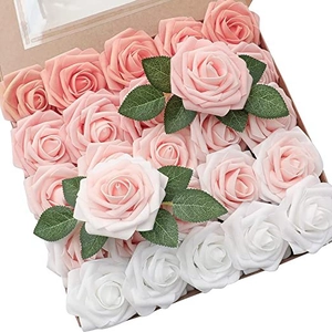 Künstliche Rosenblüten PE Schaum Echtes Aussehen Rosen Mit Stielen Und Blättern Für DIY Hochzeit Party Dekoration