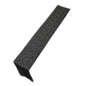 Black lace spider web table runner for Halloween decoration with woven hollow patterns