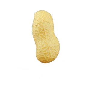 Creative peanut-shaped USB flash drive 256GB with realistic shell texture and design