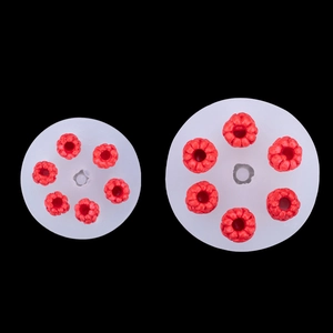 3D raspberry silicone mold set in two sizes for DIY fruit cake and dessert decorating