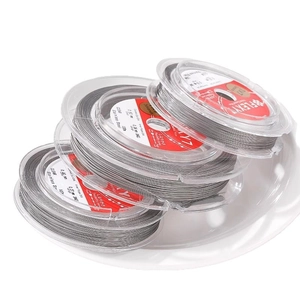 Flexy7 7-strand stainless steel jewelry wire for beading in various diameters