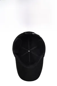 Detail view of winter baseball cap showing interior warm lining and ear protection flap