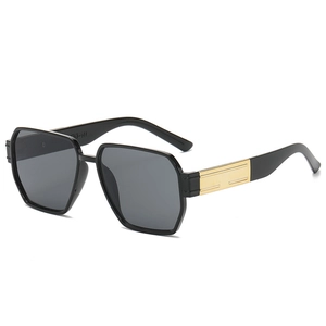 Oversized Polygon Sunglasses PC Frame AC Lens UV400 Protection Retro Fashion Eyewear For Street Photography And Travel