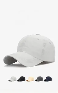Detail view of breathable vent holes and durable polyester fabric on baseball caps