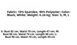 Detailed fabric chart showing material composition and size guide for women's blazer set