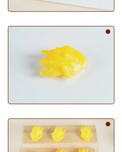 Macro detail of a realistic mini PVC salted duck model with detailed skin texture