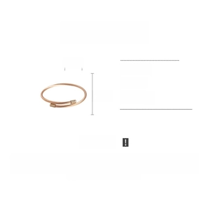 Detailed product specs for rose gold spiral cuff bracelet made of copper weight 13.6g
