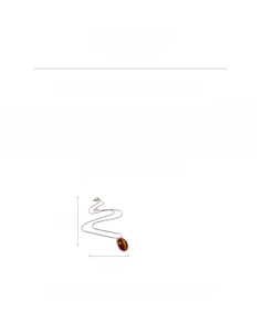 Detailed size chart showing resin pendant weight 20.6g and necklace length 70cm