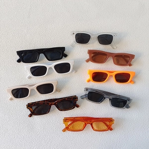 Rectangle Sunglasses Retro Small Square Frame UV400 Protection Fashion Hip Hop PC Eyewear For Women Men